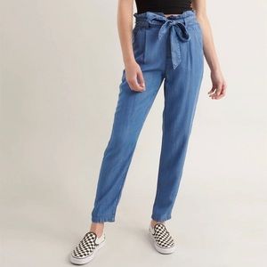 *TWO* paperbag garage cotton pants